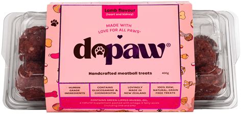 dopaw|Raw dog treats meatball treats: beef flavour